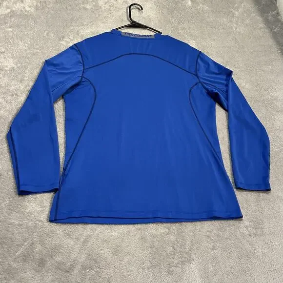 Nike Pro Combat Dri-FIT Shirt Mens Large Long Sleeve Compression Lightweight - Picture 9 of 12